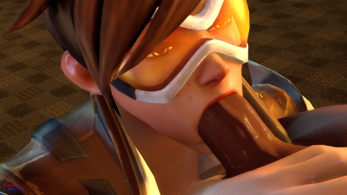 cosmicnoctissfm:  (couldnâ€™t think of a lame title lol) I think it was long overdue that I had to use her at some point.  Tracer Blowjob: (Link) Tracer Anal: (Link)  