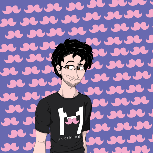 zontas-art-blog:  Ok, so I made this yesterday but didn’t want to upload it till today. I have never worked so much on one freaking picture. Markiplier if for some reason you see this, HOLY HELL IS YOUR HAIR HARD TO DRAW. D:  Edit: forgot to put it