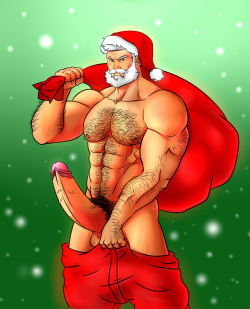 daddyscent:  Santa’s been hitting the gym! 