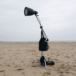 finnoharafilm:  On the beach for today’s shoot. #Broncolor