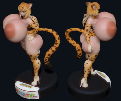 kyosukefujiwara:  Kemono Friends Figure Project:Jaguar(WIP)You