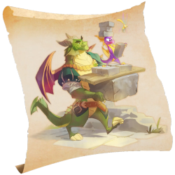 crocosec: Concept art from the credits of the first part of Spyro