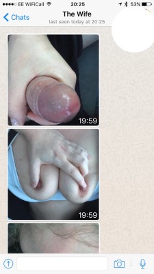 clackershotwife:  Text messages Iâ€™ve just received from Mrs C. #hotwife #text #sms #whatsapp