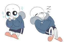 angry-nettle:  how do u make sans look cute i don’t even know
