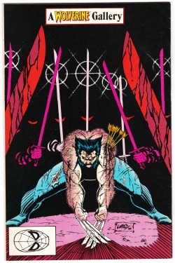 comicbookvault:  WOLVERINE Pin-Up by Rob Liefeld (1989)