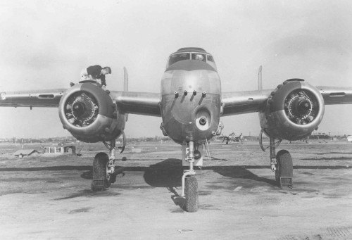 distresscalls:  bigglesworld:North American B-25H Mitchell. Undergoing