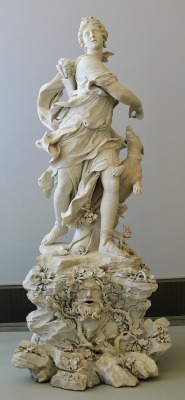 hadrian6: Diana as the Huntress. 1720. Bernardino Cametti. Italian