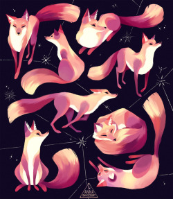 annadaviscourt: Some shapely foxes for your feed!  You can buy