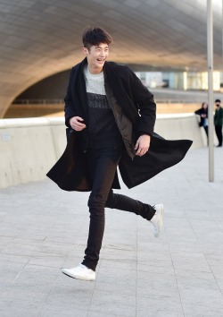 koreanmodel:  Street style: Byun Woo Seok shot by Baek Seung