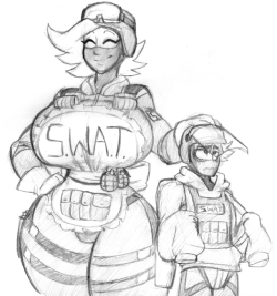 kentayuki:Oh hey look it is S.W.A.T. Mom again and her son she