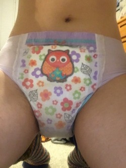 diapergirl-wetandmess:  I had lots of fun with my new pull ups!