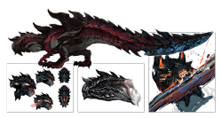 kogath:  Monster Hunter XConcept art of the Flagship monsters,