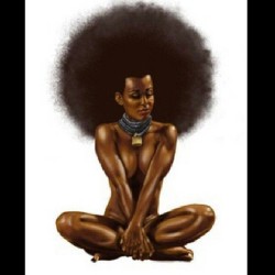 eroticnoire:  This is Afro erotic. #freakyfriday #fotofriday