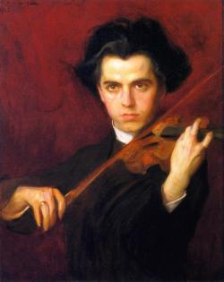 Portrait of Jan Kubelík by Philip Alexius de László (1903)