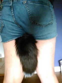 sadly not all clothes are well suited to having a tail