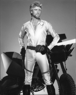 Barry Bostwick as Commander Ace hunter in the movie MegaForce,