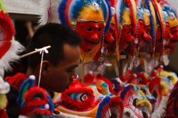 A man among masks. Bandung, Indonesia.  #bdg #Bandung  #infobandung