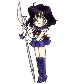 crisis-moon:Transparent Sailor Saturn manga colouringOriginal