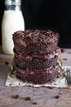 fullcravings:30 Minute Chocolate Cake For Two