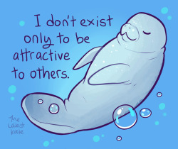 thelatestkate:Body positive manatee friend for your Saturday