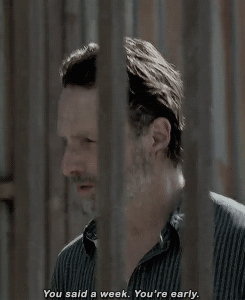 negangifs:   Rick Grimes and Negan in The Walking Dead  Season