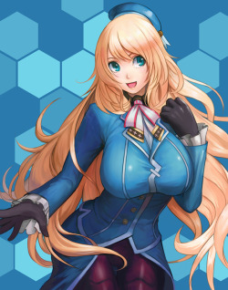 phamoz:  Kan Colle- Atago try some Japan Anime Style~ 