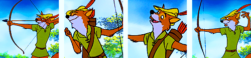 nonhumandisney:  Disney alphabet screencap/gif  meme: Raven  ↳ R is for Robin Hood   OO-DE-LALLY SO MUCH ROBIN TO REBLOG