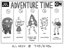 ADVENTURE TIME returns on Monday, July 17th!FIVE NIGHTS of NEW