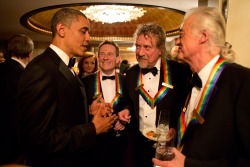 iamthemayqueen:  Led Zeppelin and The President.