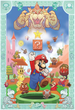 retrogamingblog:  Super Mario Bros. Tribute by CastleMcQuade