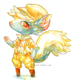 teacosi:  kicks ! from ACNL testing my new, better quality watercoloursnever