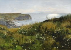 simena:  Gaston Roullet - VIEW OF ETRETAT  