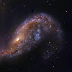 NGC 2442: Galaxy in Volans #nasa #apod #hubblelegacyarchive #europeansouthernobservatory