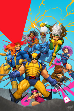 geekcomics:  90s X-Men by  David Nakayama 