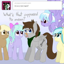 askfuselight:  ((Featuring the lovely mares Sandy, Misty, Flitter