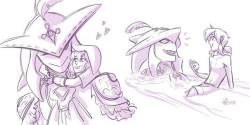 thearchangelwhofell:  some sidlink sketches for emi <3