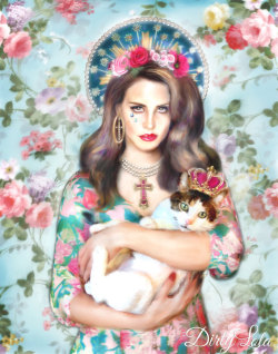 drawingmyselfonepixelatatime:  Lana Del Rey - Portrait - Illustration