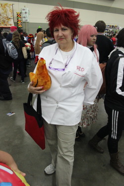 grizzlybara:  I accidentally bumped into a Red at otakon and