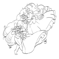 amontanoart:  been watching utena lately to fill the su gap 