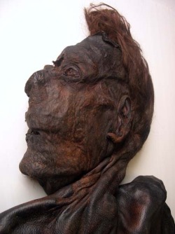 Clonycavan Man (around 392 BC) is a well-preserved Iron Age bog