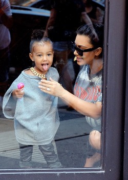 urbantothefullest:  The many faces of North West- 9/7 Labor Day.