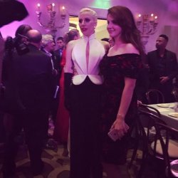 only-lana-del-rey:    Lana Del Rey & Lady Gaga at the Oscars-celebrating