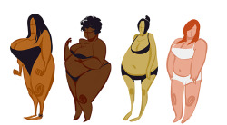 sully-s:Playing with plus size lady body types       (via TumbleOn)