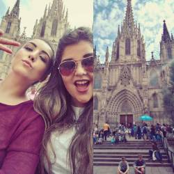 #Barcelona #barcelonacathedral #selfie #me #sisterselfie  (at