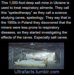 ultrafacts:  In the cave mines there are tenfold less bacteria