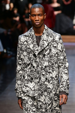 black-boys:  Adonis Bosso | Dolce & Gabbana FW 15