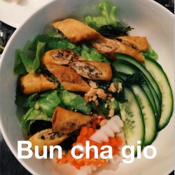 Bun cha gio at @pr1ncessq place #yum #instafood #yum #foodporn