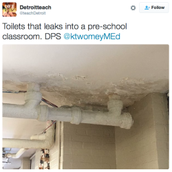 micdotcom:  Detroit teachers stage “sickout” over horrible