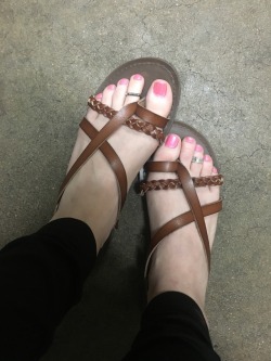babyfeet5:went to a couple bars tonight, feet looking too cute