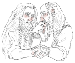 ladynorthstar:  I wanted to draw them old and grey and all still